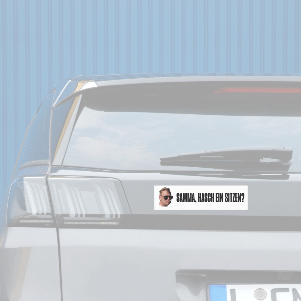 knossiBased Auto-Aufkleber - Mattweiß