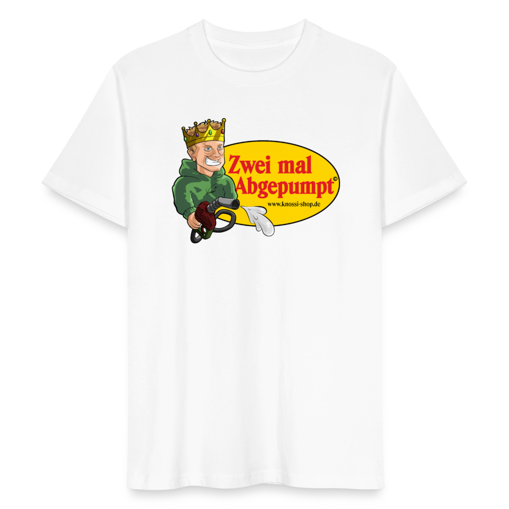 Abgepumpt T-Shirt - Weiß