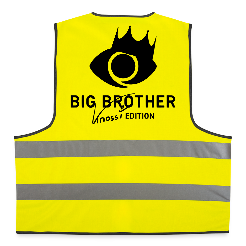 Baustellen Boss Warnweste - Big Brother Edition - Neongelb
