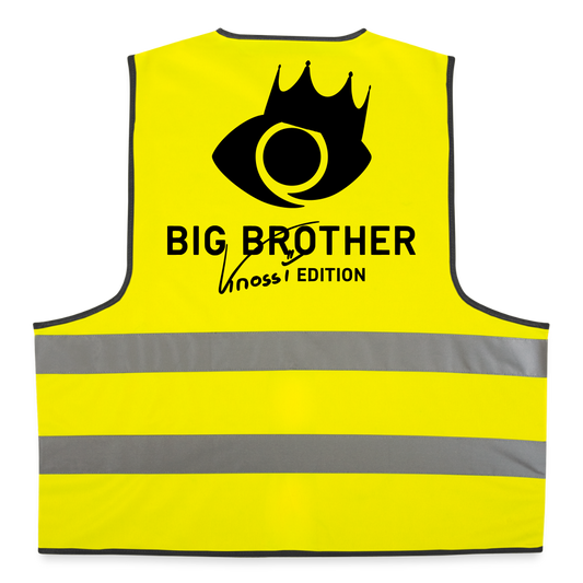 Baustellen Boss Warnweste - Big Brother Edition - Neongelb