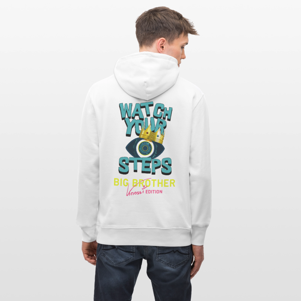 Watch your step Hoodie weiß - Big Brother Edition - Weiß