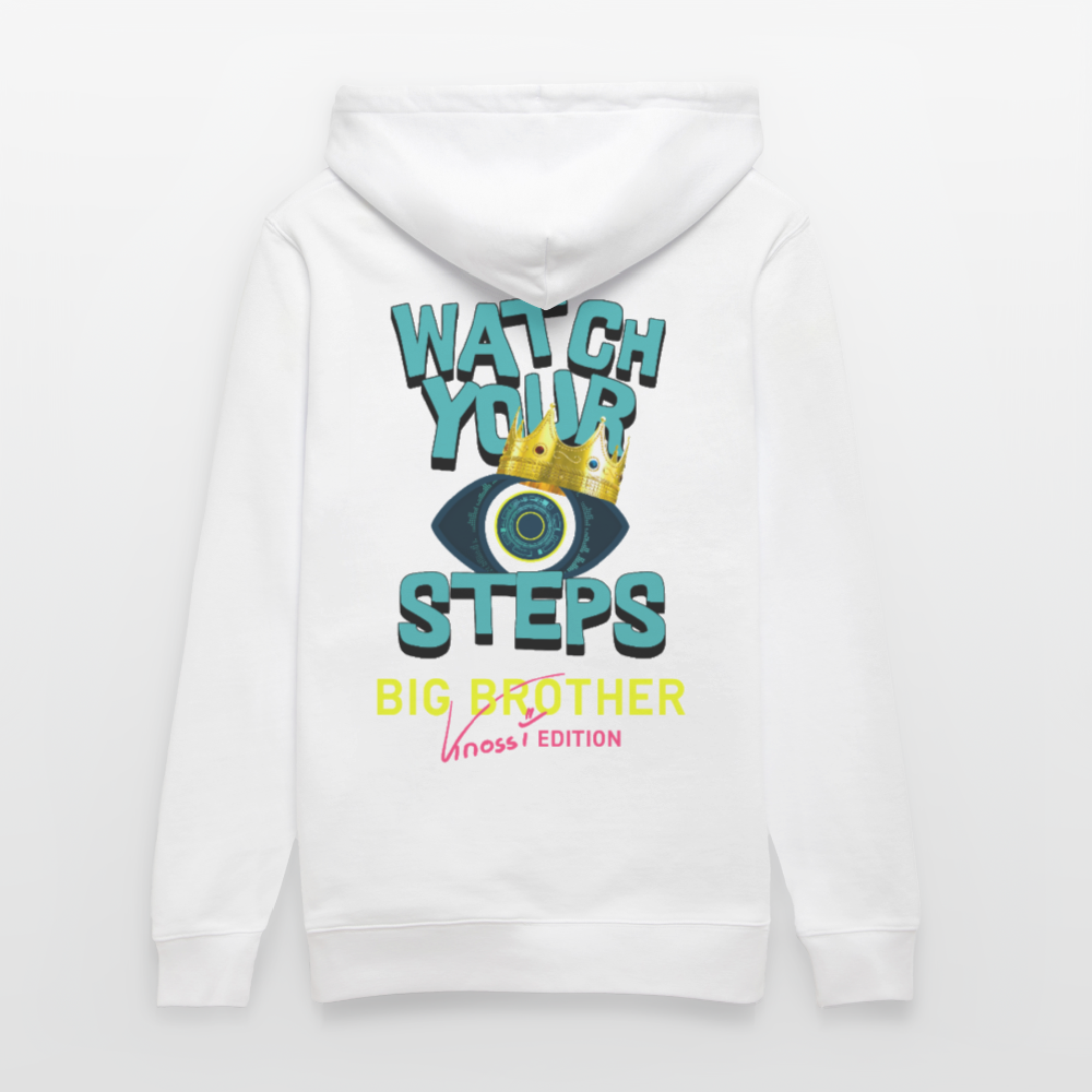 Watch your step Hoodie weiß - Big Brother Edition - Weiß