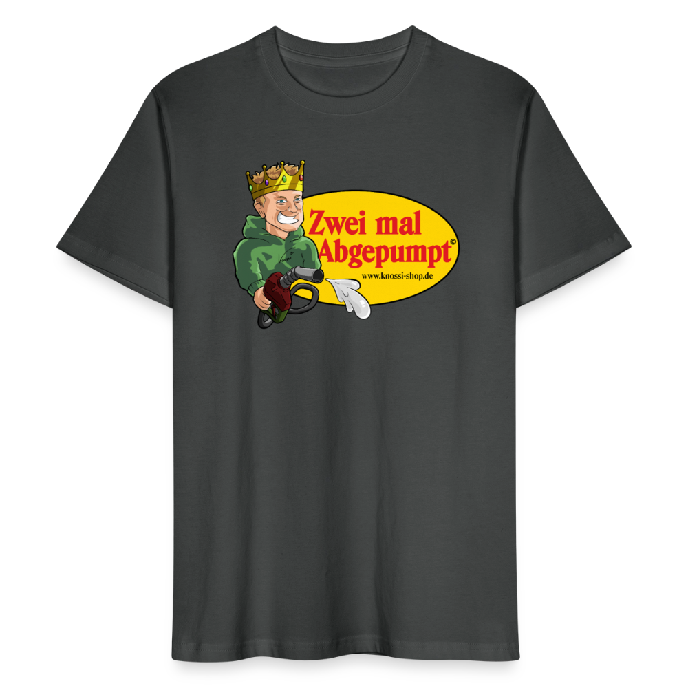 Abgepumpt T-Shirt - Anthrazit