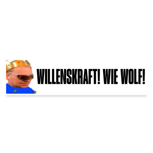 knossiWicked Auto-Aufkleber - Mattweiß