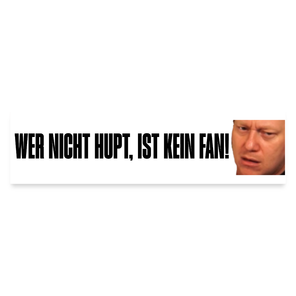 knossiHuh Auto-Aufkleber - Mattweiß