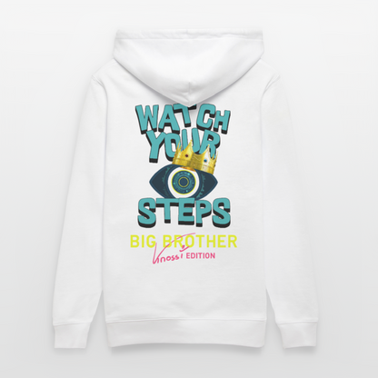 Watch your step Hoodie weiß - Big Brother Edition - Weiß